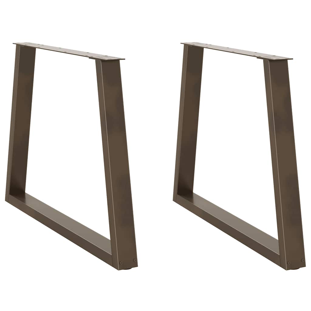 Eettafelpoten 2 st V-vormig 100x(72-73,3) cm staal naturel is nu te koop bij PeponiXL, paradijselijk wonen!