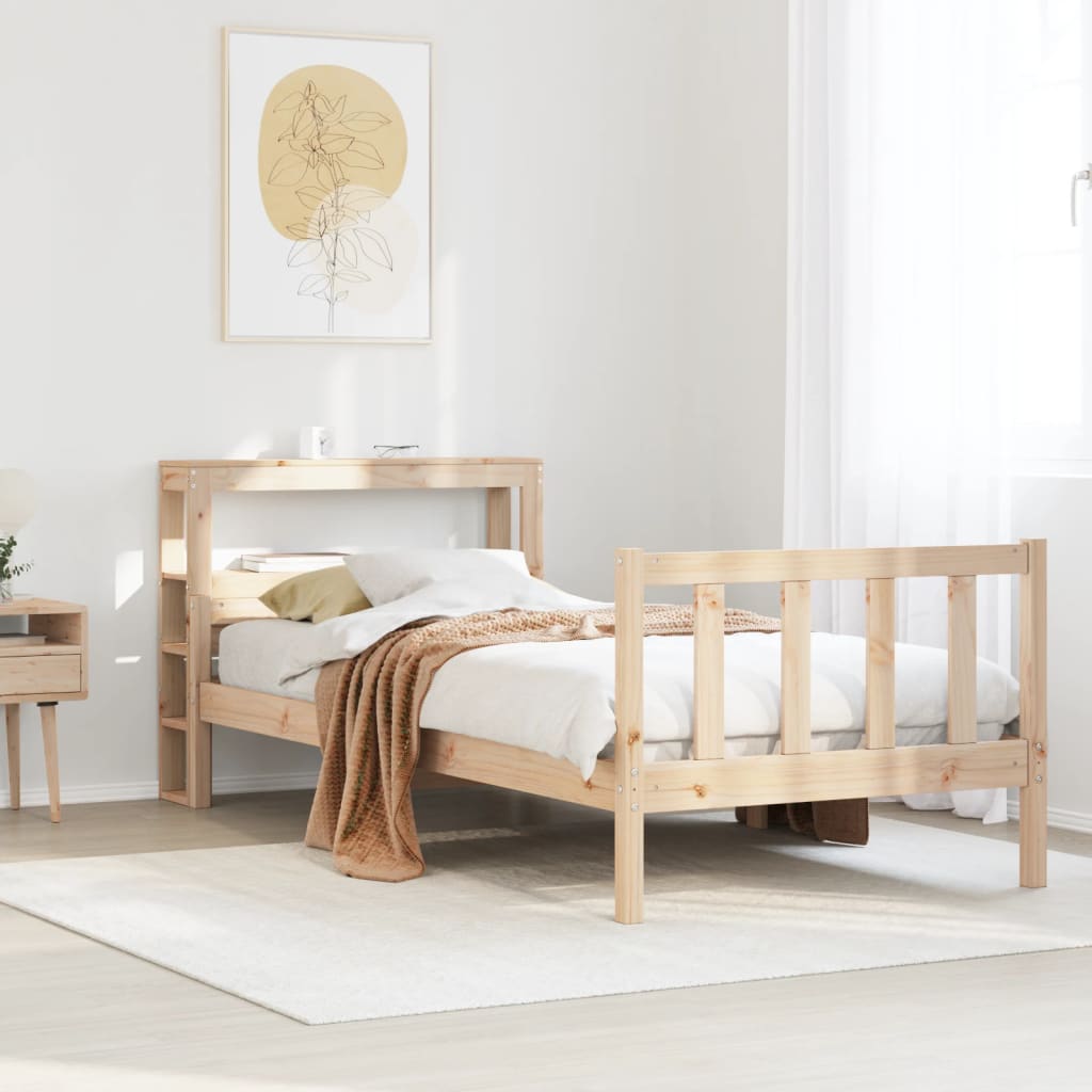 Bedframe zonder matras massief grenenhout 90x190 cm is nu te koop bij PeponiXL, paradijselijk wonen!