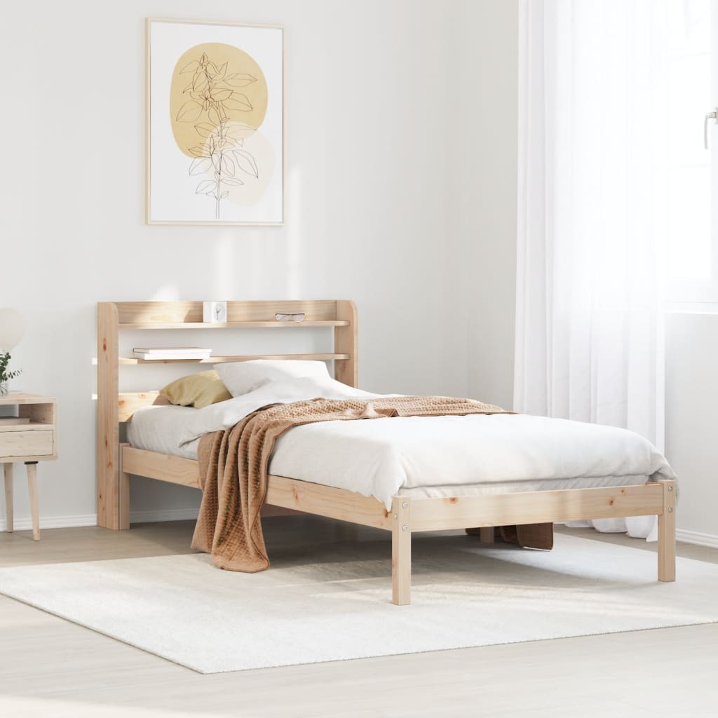 Bedframe zonder matras massief grenenhout 90x200 cm is nu te koop bij PeponiXL, paradijselijk wonen!