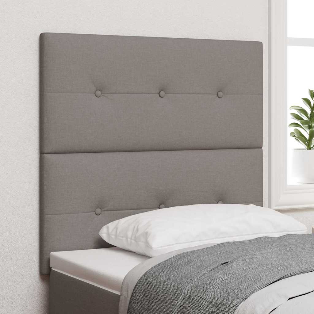 LED Hoofdbord met LED-stripverlichting Taupe 100 cm Stof is nu te koop bij PeponiXL, paradijselijk wonen!