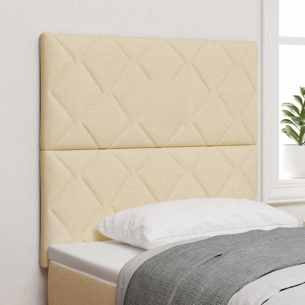 LED Hoofdbord Crème 100 cm Stof is nu te koop bij PeponiXL, paradijselijk wonen!