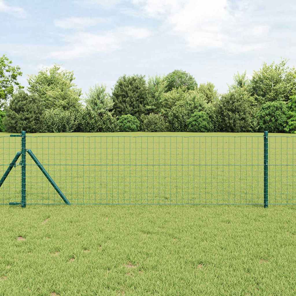 Afrasteringspaal 26 pcs Groen 3,2 x 3,2 x 120 cm is nu te koop bij PeponiXL, paradijselijk wonen!