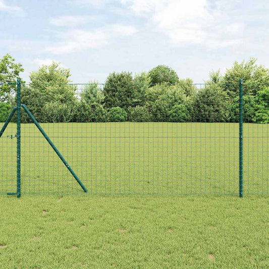 Afrasteringspaal 26 pcs Groen 3,2 x 3,2 x 170 cm is nu te koop bij PeponiXL, paradijselijk wonen!