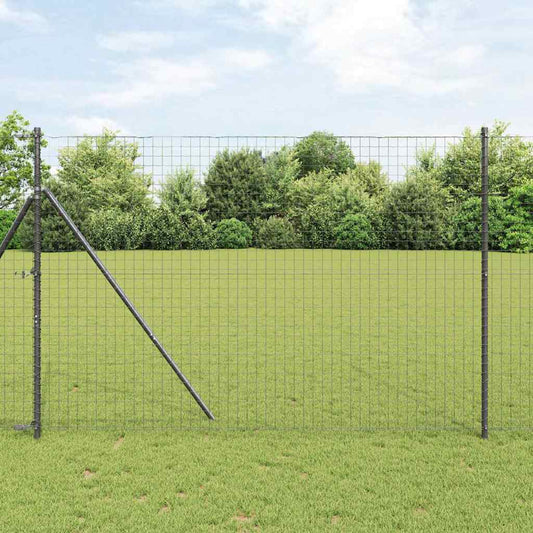 Afrasteringspaal 26 pcs Grijs 3,2 x 3,2 x 210 cm is nu te koop bij PeponiXL, paradijselijk wonen!