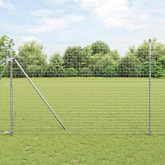 Afrasteringspaal 26 pcs Grijs 3,2 x 3,2 x 200 cm is nu te koop bij PeponiXL, paradijselijk wonen!