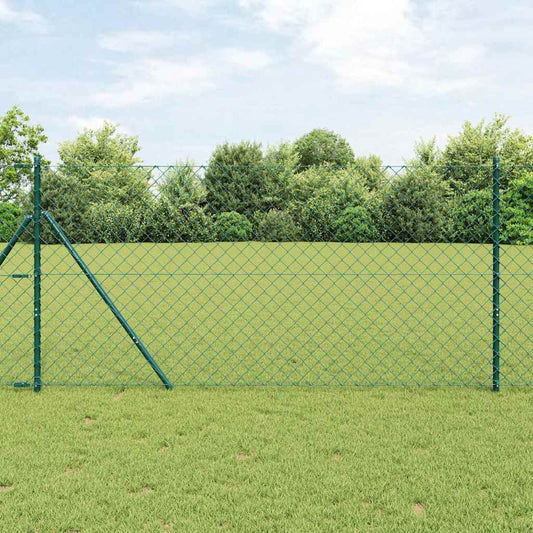 Afrasteringspaal Groen 25 x 1,4 m (60 x 60 mm gaas) is nu te koop bij PeponiXL, paradijselijk wonen!