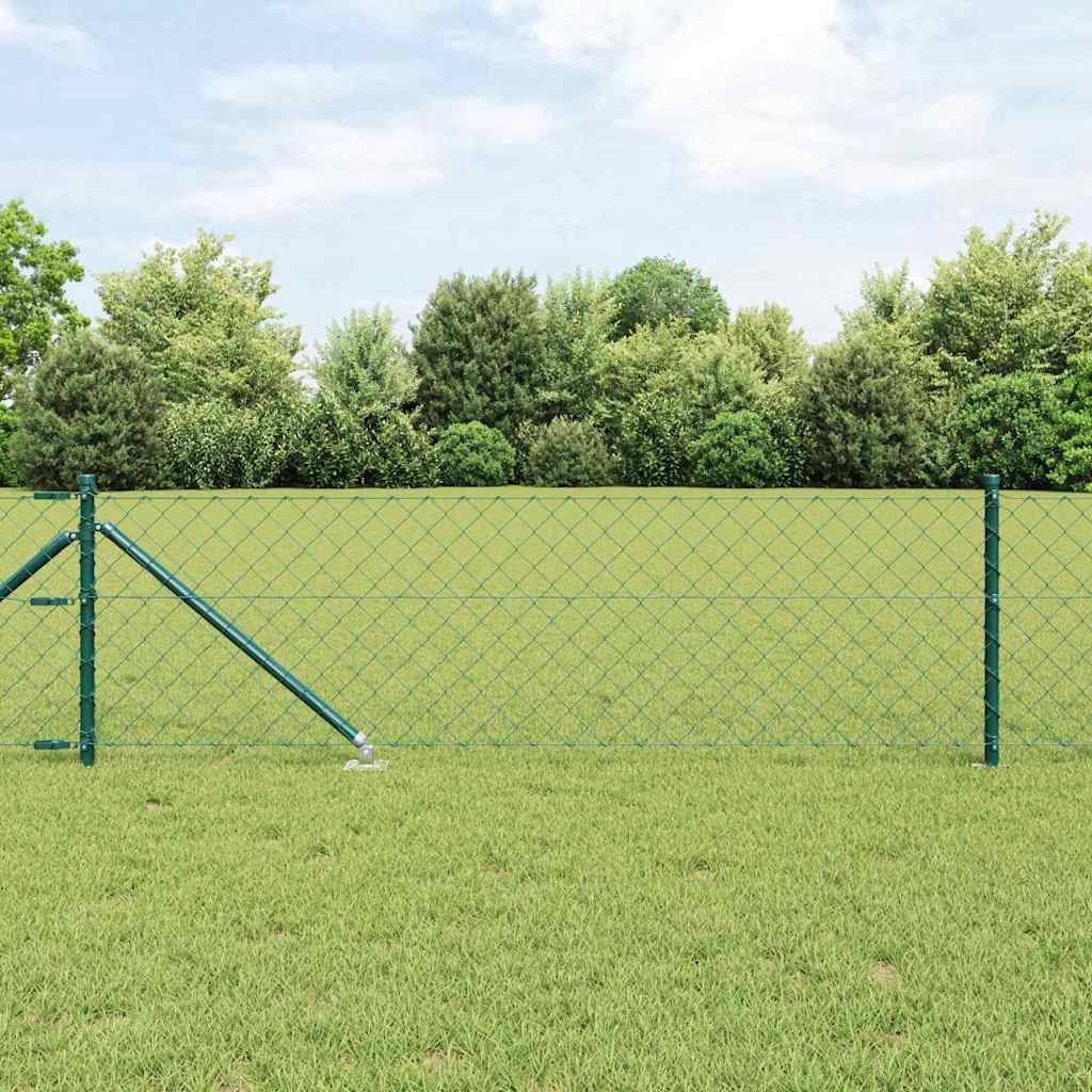 Afrasteringspaal Groen 0,8 x 25 m (60 x 60 mm gaas) Staal is nu te koop bij PeponiXL, paradijselijk wonen!