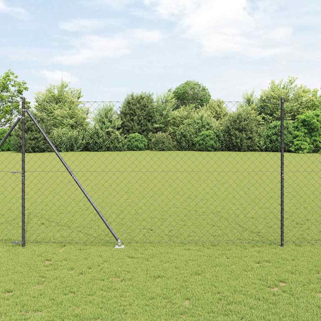 Afrasteringspaal Grijs 10 x 1,5 m (60 x 60 mm gaas) is nu te koop bij PeponiXL, paradijselijk wonen!