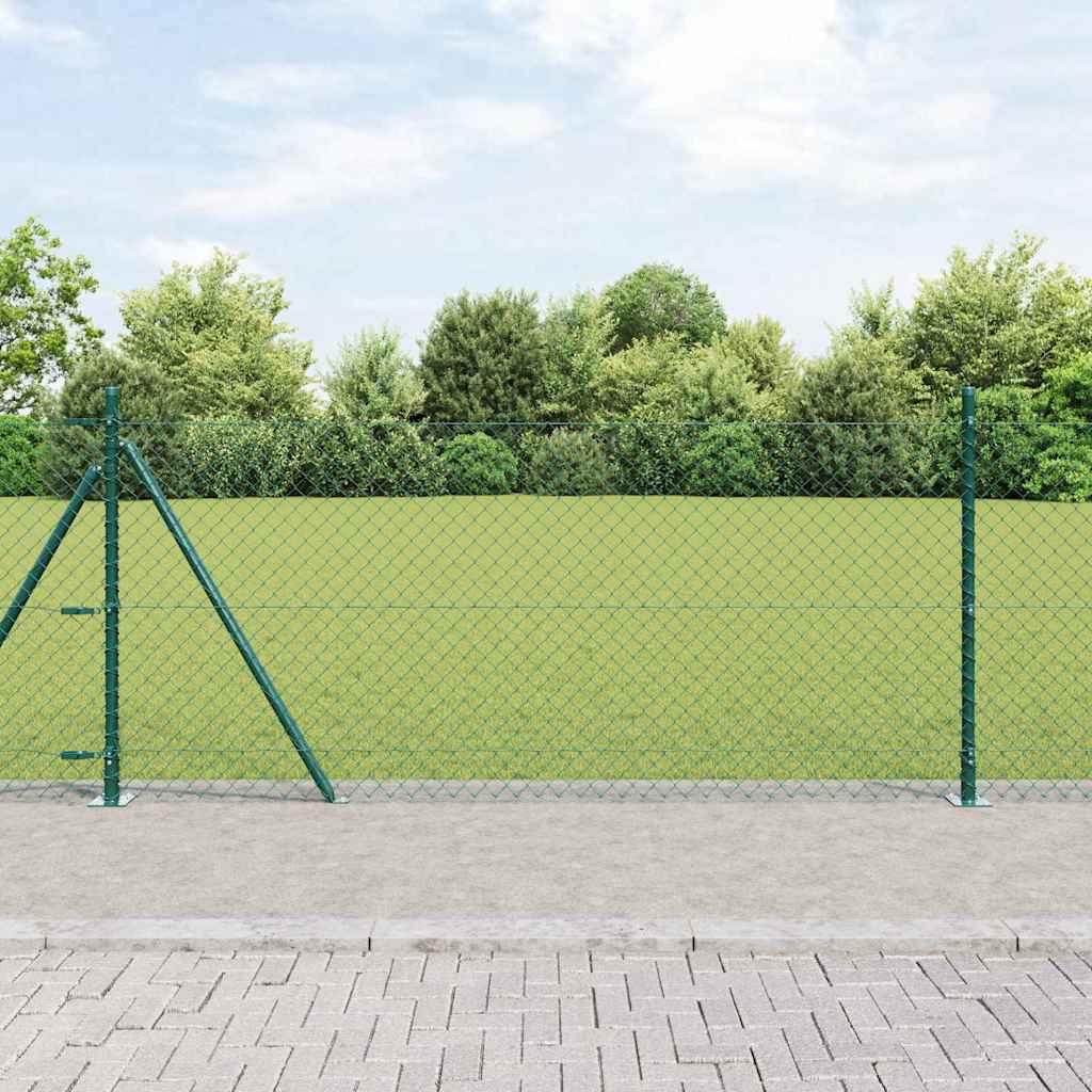Afrasteringspaal Groen 0,8 x 25 m (60 x 60 mm gaas) Staal is nu te koop bij PeponiXL, paradijselijk wonen!