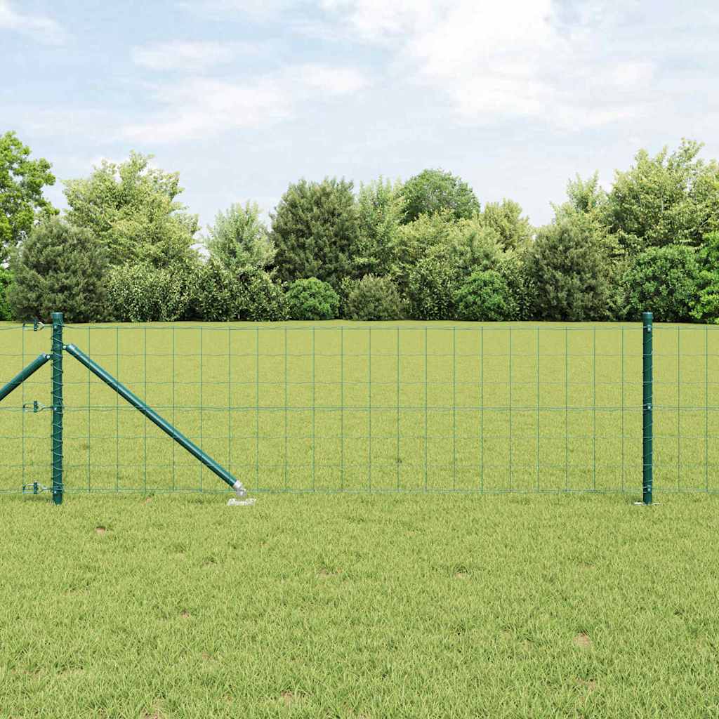 Hek met Paal Groen 0,6 x 10 m Staal en PVC is nu te koop bij PeponiXL, paradijselijk wonen!