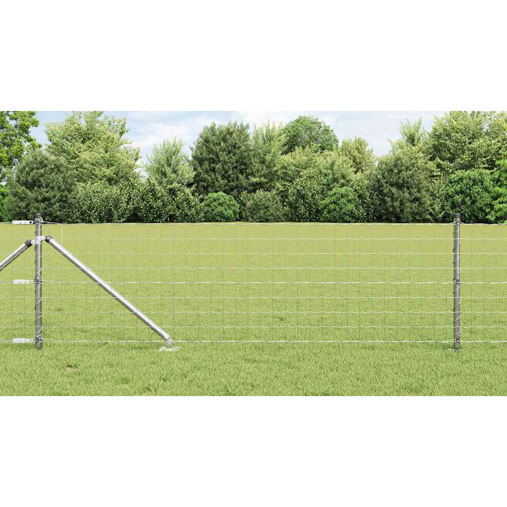 Hek met Paal Zilver 0,6 x 25 m Staal is nu te koop bij PeponiXL, paradijselijk wonen!