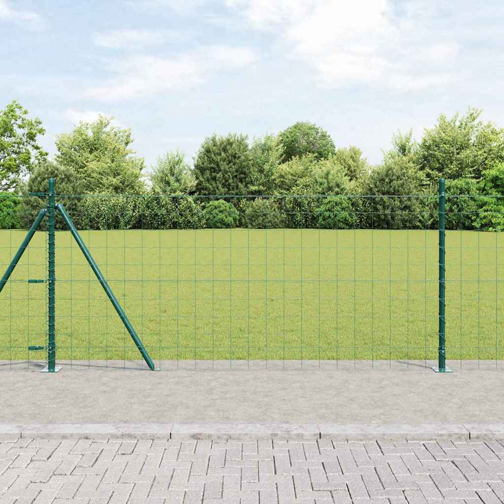 Hek met Paal Groen 0,8 x 10 m Staal is nu te koop bij PeponiXL, paradijselijk wonen!