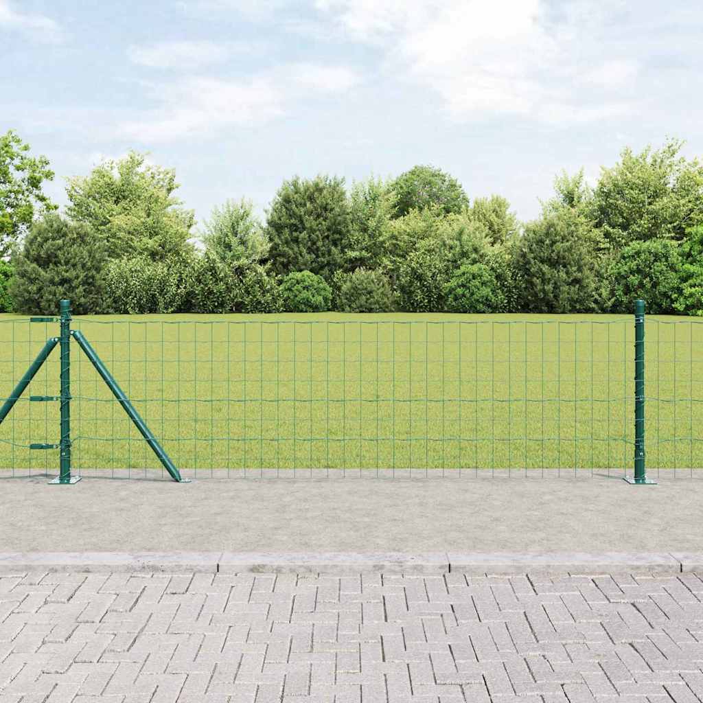 Hek met Paal Groen 0,6 x 50 m Staal en PVC is nu te koop bij PeponiXL, paradijselijk wonen!