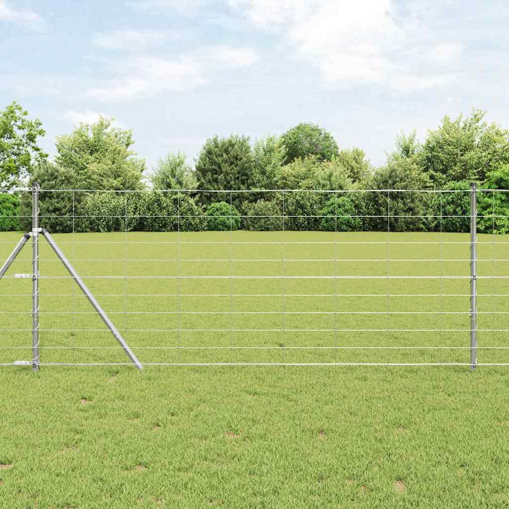 Afrasteringspaal Gegalvaniseerd 25 x 1 m Staal is nu te koop bij PeponiXL, paradijselijk wonen!