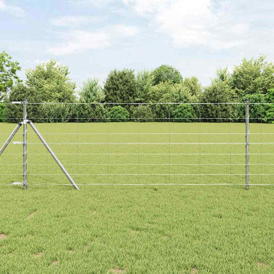 Afrasteringspaal Gegalvaniseerd 100 x 0,8 m Staal is nu te koop bij PeponiXL, paradijselijk wonen!