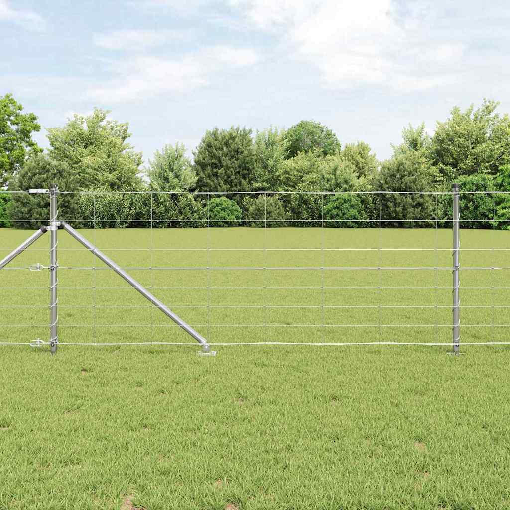 Afrasteringspaal Gegalvaniseerd 25 x 0,8 m Staal is nu te koop bij PeponiXL, paradijselijk wonen!