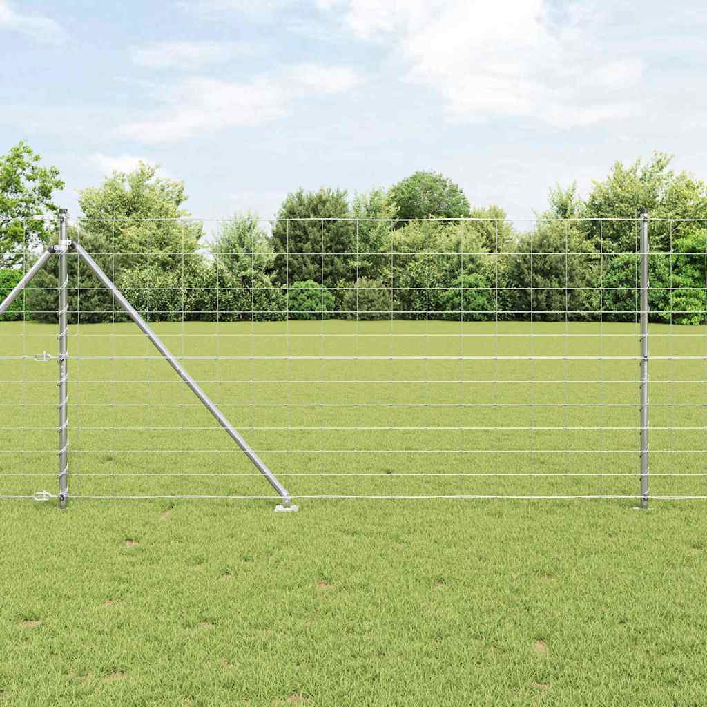Afrasteringspaal Gegalvaniseerd 50 x 1,2 m Staal is nu te koop bij PeponiXL, paradijselijk wonen!