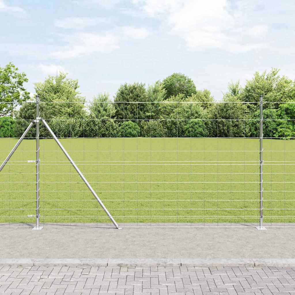 Afrasteringspaal Gegalvaniseerd 25 x 1,4 m Staal is nu te koop bij PeponiXL, paradijselijk wonen!