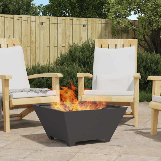 Vuurkorf Zwart 60 x 60 x 30 cm Staal is nu te koop bij PeponiXL, paradijselijk wonen!