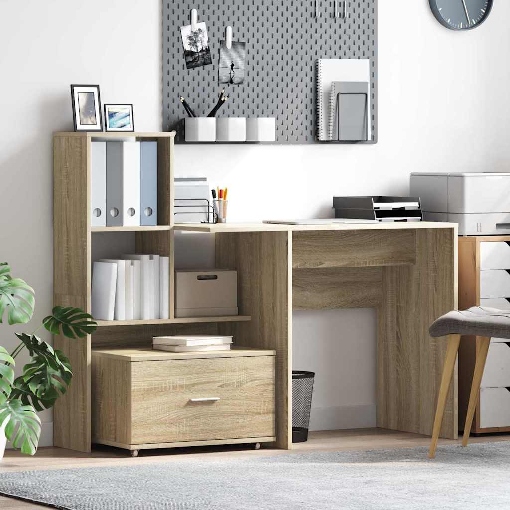 Ladenkast met wiel Sonoma Eiken 55 x 45 x 31 cm is nu te koop bij PeponiXL, paradijselijk wonen!