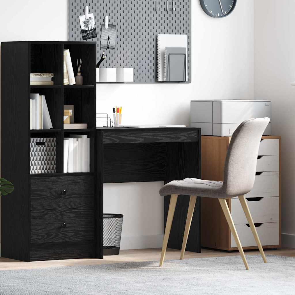 Bureau Zwart Eiken 70 x 40 x 76 cm is nu te koop bij PeponiXL, paradijselijk wonen!