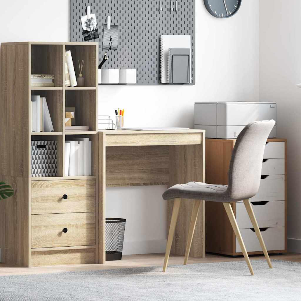 Bureau Anders Sonoma eiken 70 x 40 x 76 cm Bewerkt hout is nu te koop bij PeponiXL, paradijselijk wonen!