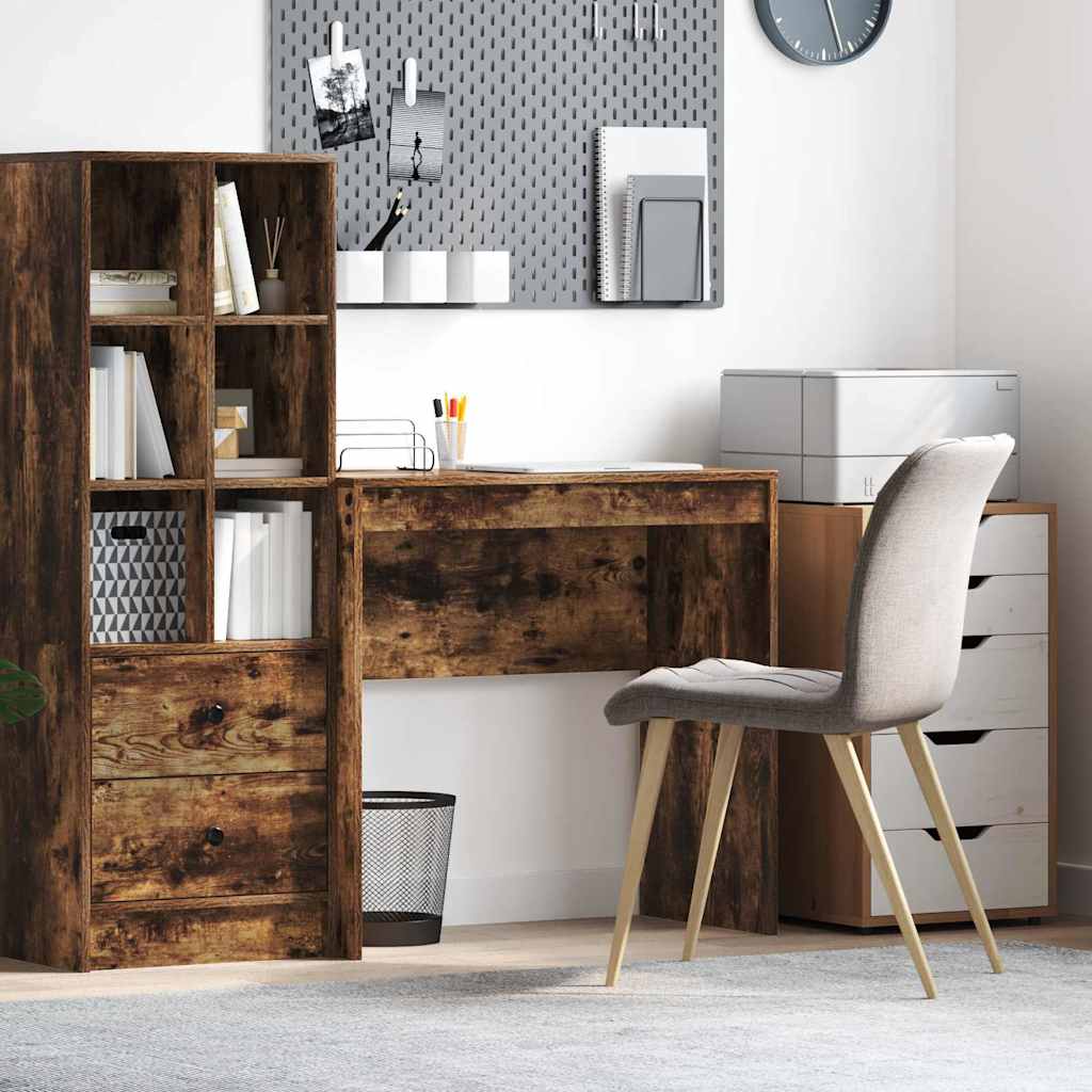Bureau Gerookt eiken 80 x 40 x 76 cm is nu te koop bij PeponiXL, paradijselijk wonen!