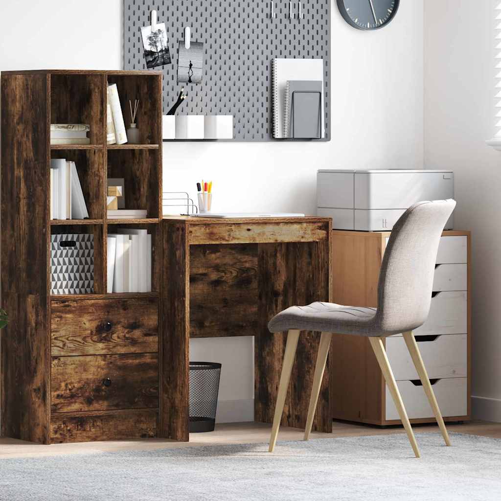 Bureau Gerookt eiken 60 x 50 x 76 cm is nu te koop bij PeponiXL, paradijselijk wonen!