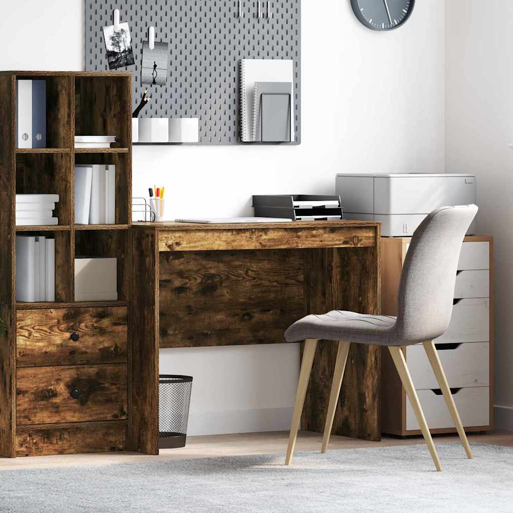 Bureau Gerookt eiken 90 x 50 x 76 cm is nu te koop bij PeponiXL, paradijselijk wonen!