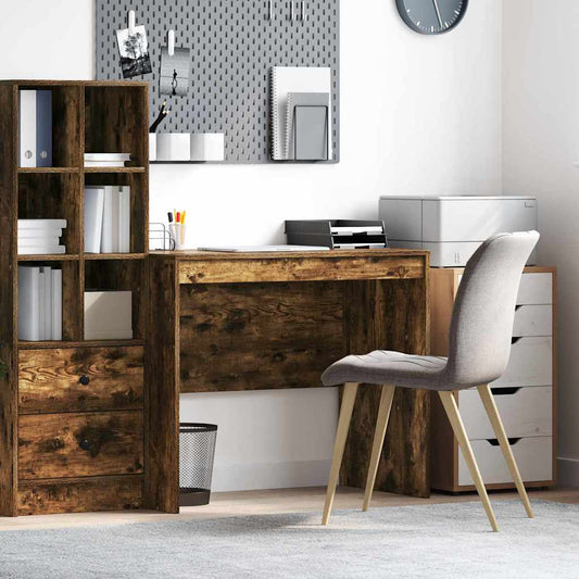 Bureau Gerookt eiken 90 x 50 x 76 cm is nu te koop bij PeponiXL, paradijselijk wonen!