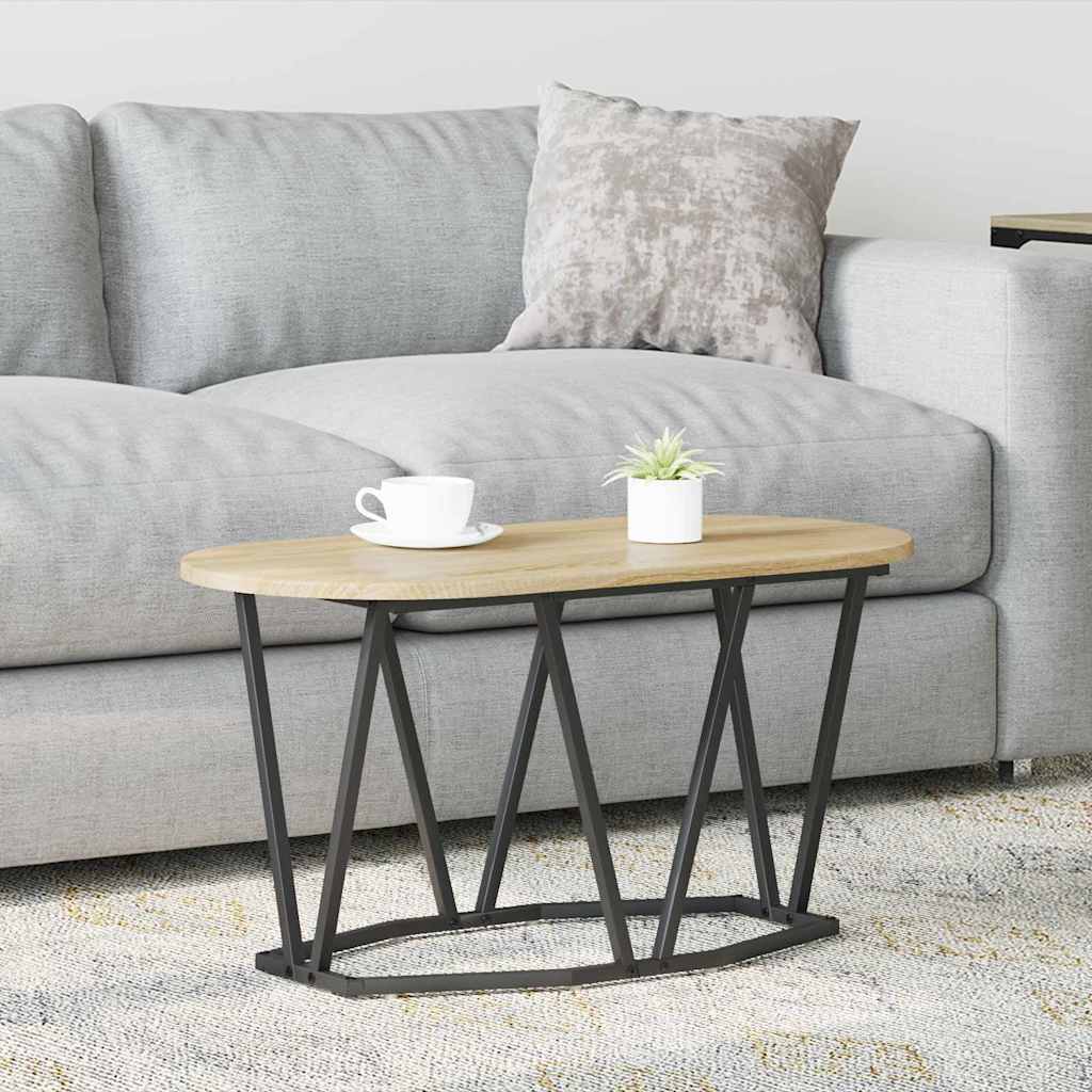 Salontafel Sonoma Eiken 80 x 40 x 40.5 cm is nu te koop bij PeponiXL, paradijselijk wonen!