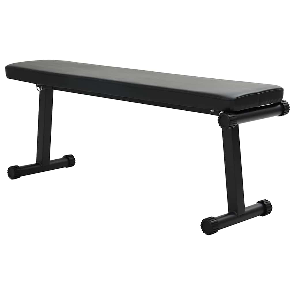 Gewicht Bank Zwart 108 x 27 x 41 cm Gepoedercoat staal is nu te koop bij PeponiXL, paradijselijk wonen!