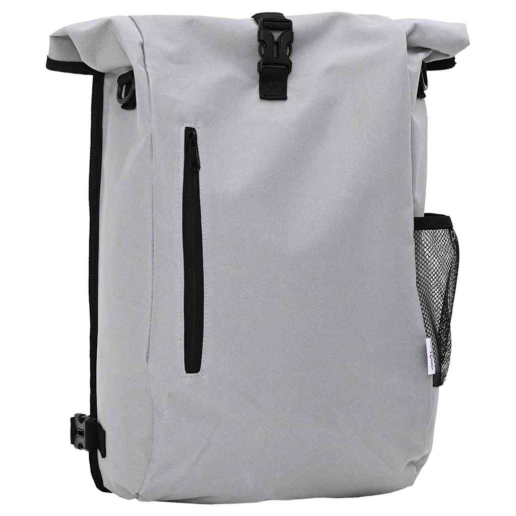Fietstas Grijs 31 x 13 x 58 cm Polyester is nu te koop bij PeponiXL, paradijselijk wonen!