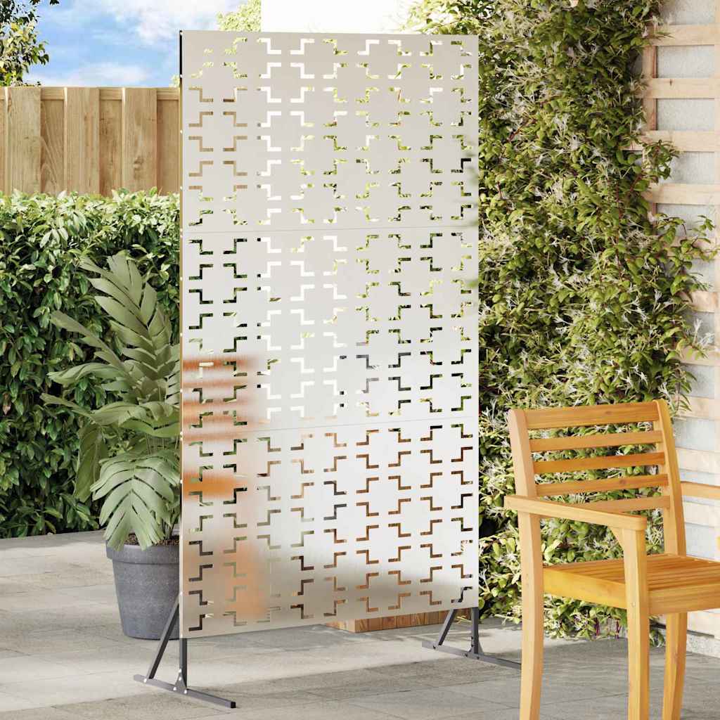 Privacyscherm Grijs 100 x 50 x 180 cm Staal is nu te koop bij PeponiXL, paradijselijk wonen!