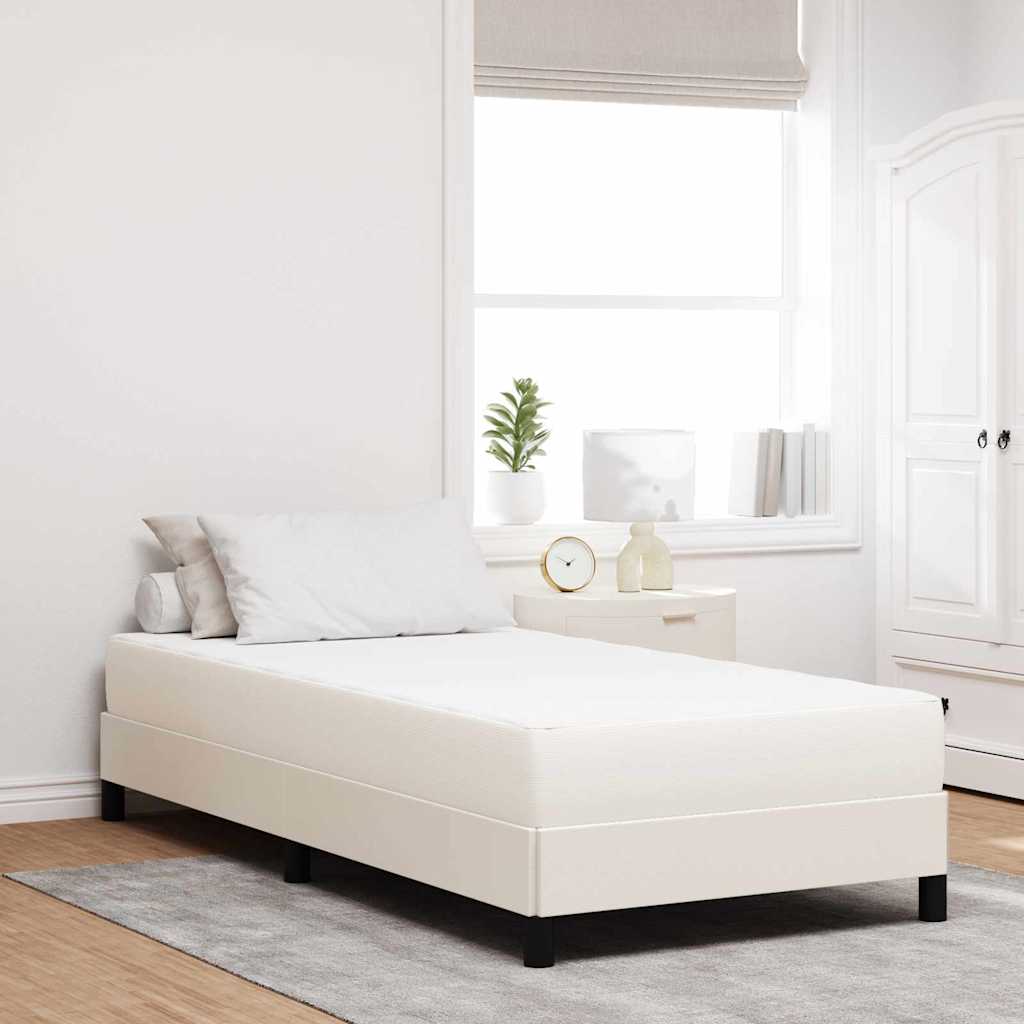 Bedmatras met matras Crème 80 x 200 cm Stof is nu te koop bij PeponiXL, paradijselijk wonen!
