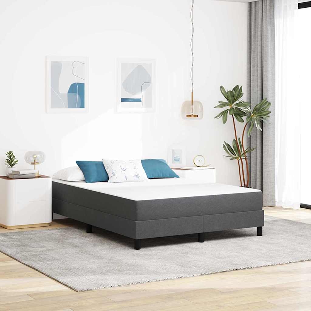 Bedmatras met matras Grijs 140 x 200 cm Stof is nu te koop bij PeponiXL, paradijselijk wonen!