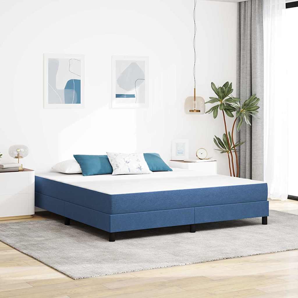 Bedmatras met matras Blauw 180 x 200 cm Stof is nu te koop bij PeponiXL, paradijselijk wonen!
