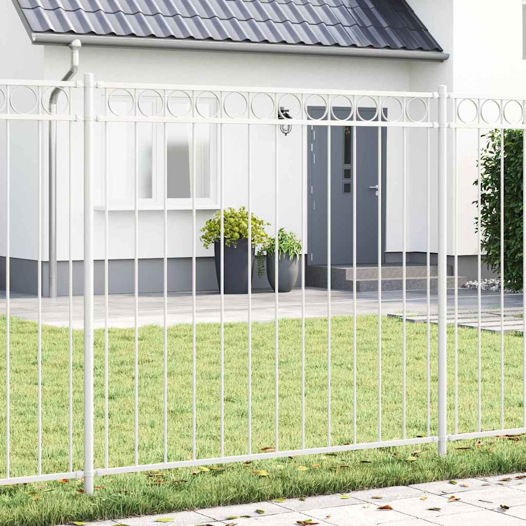 Hecelement ASSEN Wit 170 x 170 cm Staal is nu te koop bij PeponiXL, paradijselijk wonen!
