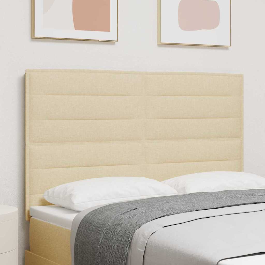 Hoofdbord Crème 160 cm Stof is nu te koop bij PeponiXL, paradijselijk wonen!