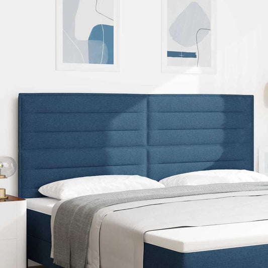 Hoofdbord Blauw 200 cm Stof is nu te koop bij PeponiXL, paradijselijk wonen!