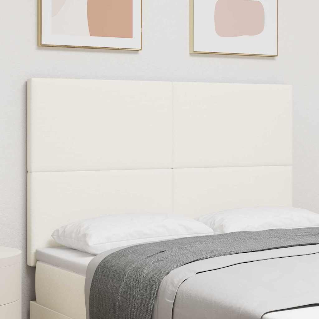 Hoofdbord Crème 160 cm Katoen Stof is nu te koop bij PeponiXL, paradijselijk wonen!
