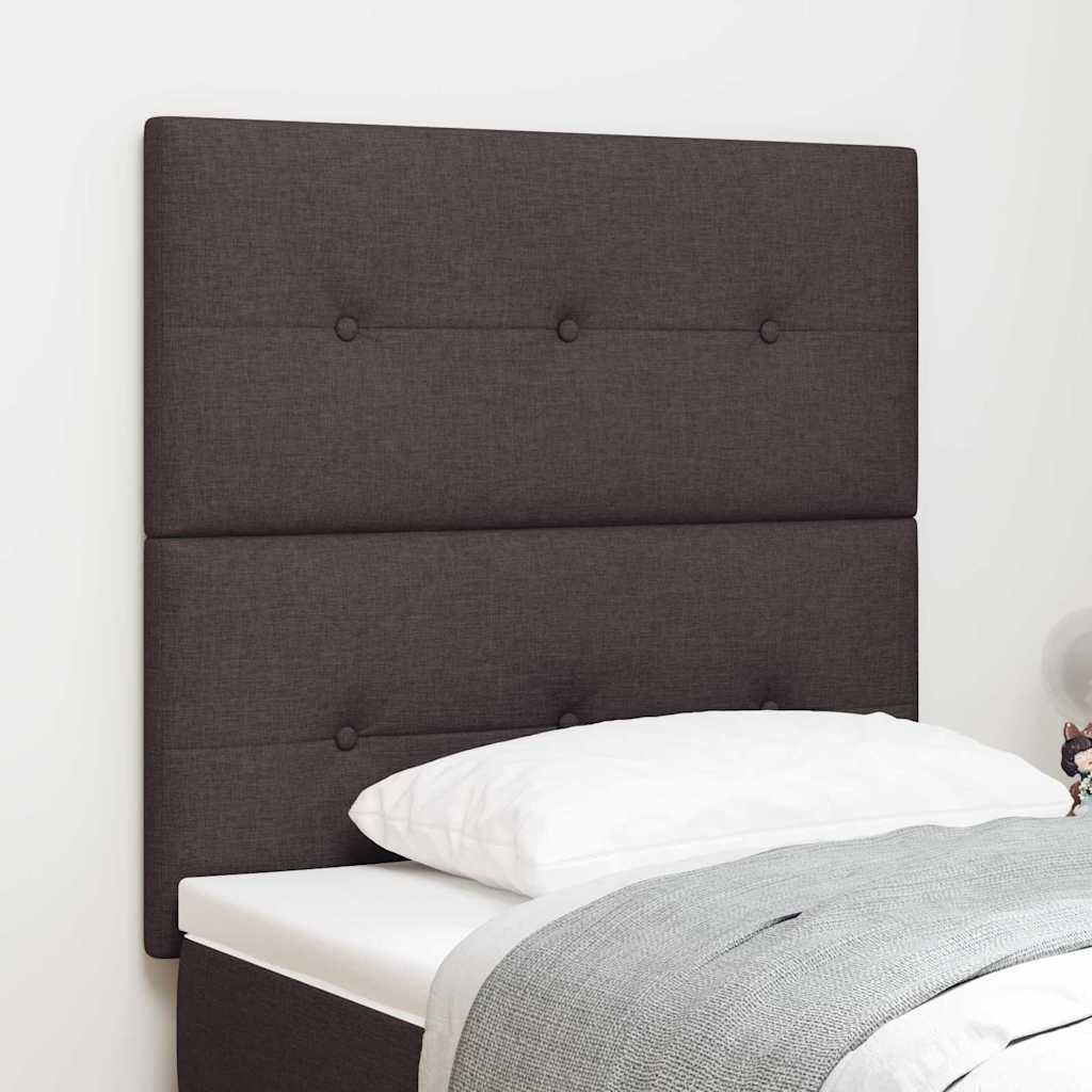 in hoogte verstelbaar hoofdbord Donkerbruin 80 cm Stof is nu te koop bij PeponiXL, paradijselijk wonen!