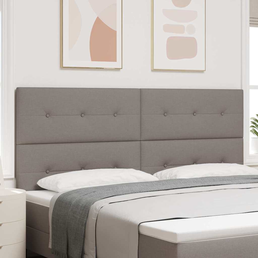 In hoogte verstelbaar hoofdbord Taupe Stof is nu te koop bij PeponiXL, paradijselijk wonen!
