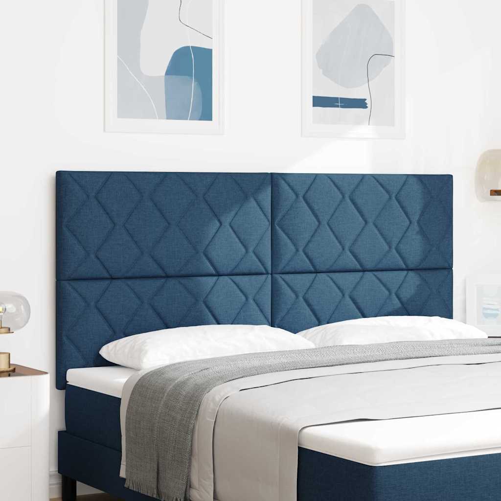Hoofdbord Donkerblauw 180 cm Stof is nu te koop bij PeponiXL, paradijselijk wonen!