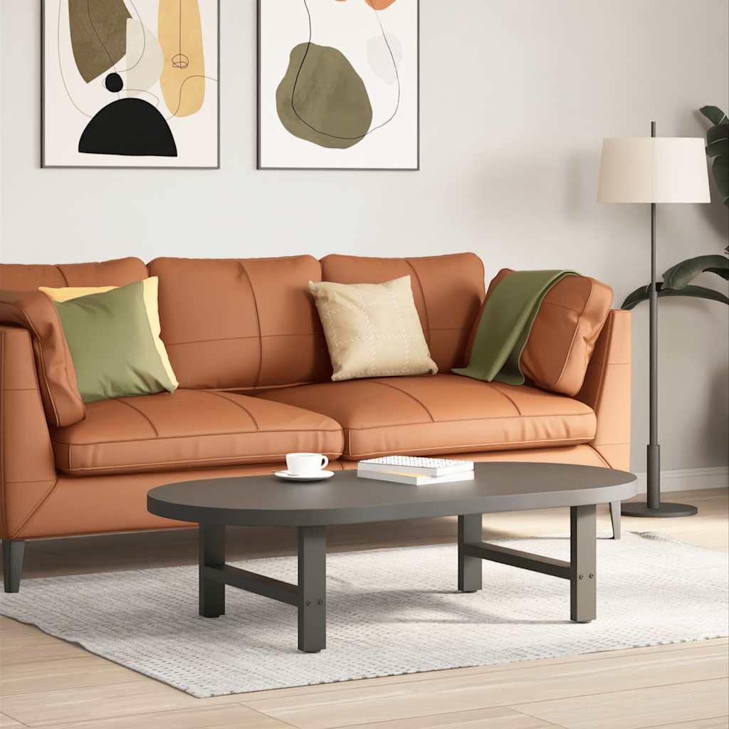 Salontafelpoten 2 st 70x(30-31) cm staal antracietkleurig is nu te koop bij PeponiXL, paradijselijk wonen!