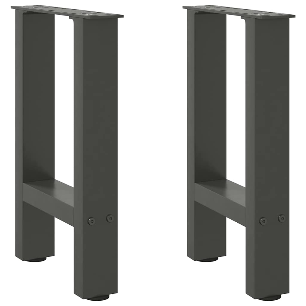 Salontafelpoten 2 st 28x(42-43) cm staal antraciet is nu te koop bij PeponiXL, paradijselijk wonen!