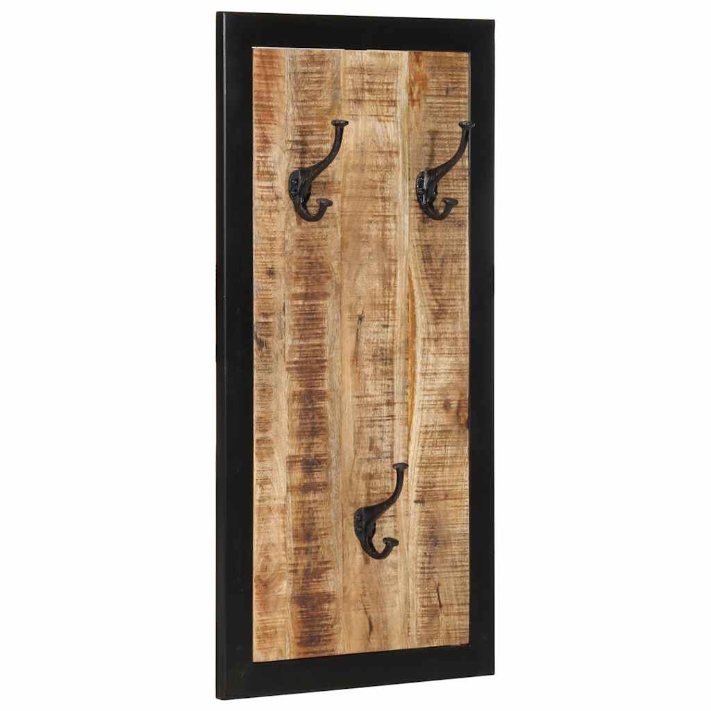 Kapstok 40x2x80 cm massief ruw mangohout is nu te koop bij PeponiXL, paradijselijk wonen!