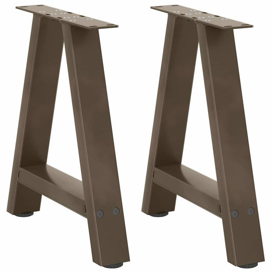 Salontafelpoten 2 st A-vormig 50x(42-43) cm staal is nu te koop bij PeponiXL, paradijselijk wonen!