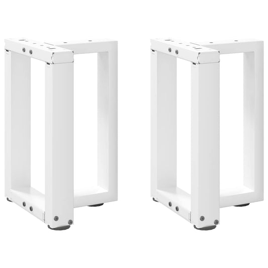 Salontafelpoten 2 st T-vormig 38x25x(42-43) cm staal wit is nu te koop bij PeponiXL, paradijselijk wonen!