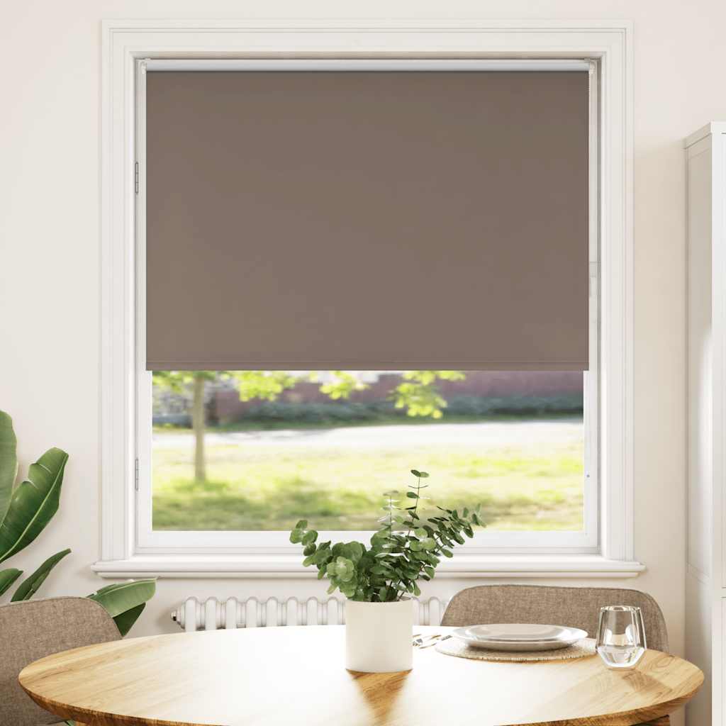 Rolgordijn verduisterend koffie 95x175 cm stofbreedte 90,7 cm is nu te koop bij PeponiXL, paradijselijk wonen!